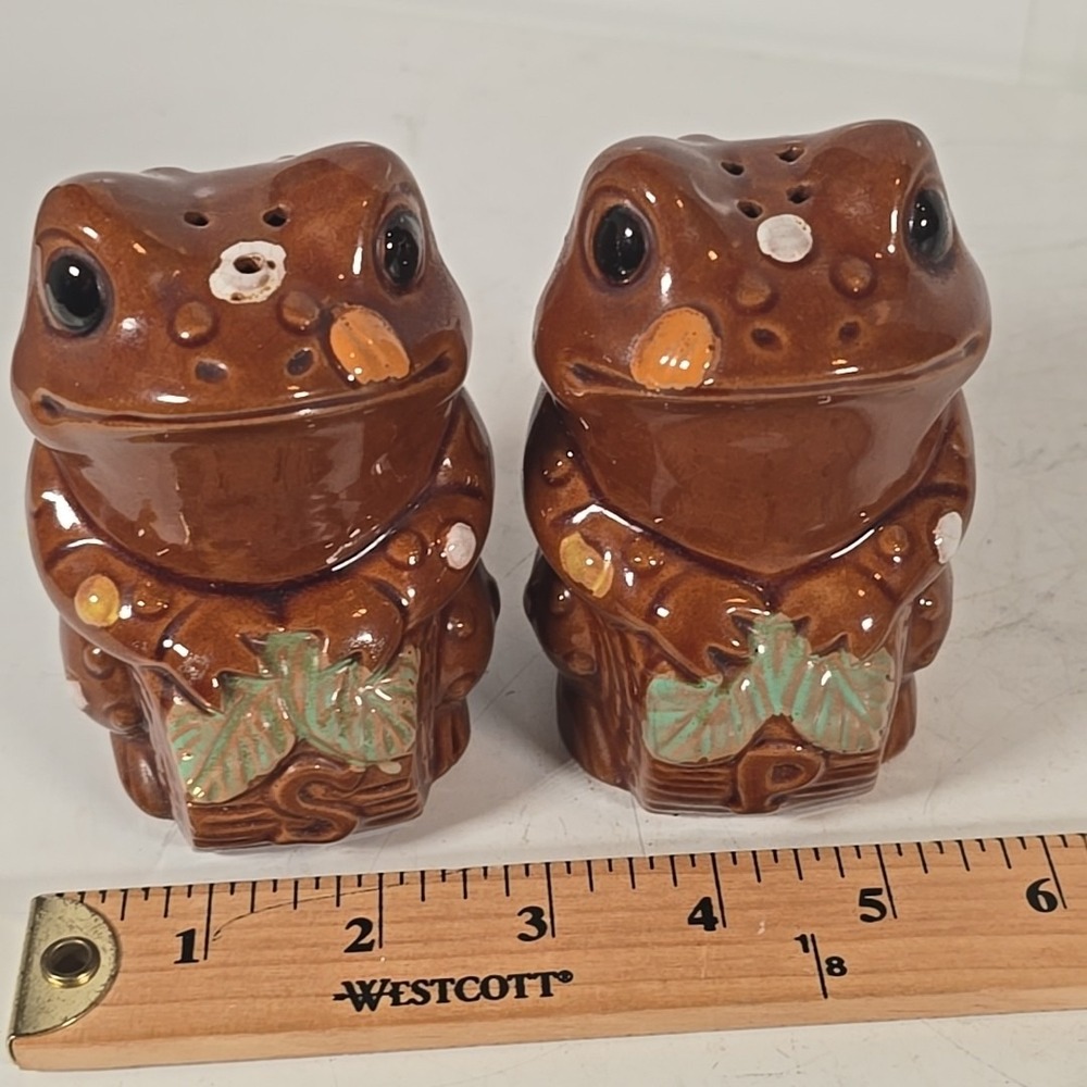 Vintage Frog‎ Kitchen Salt & Pepper Shakers